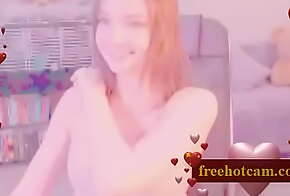 Sexy chick shows her big boobs on cam show