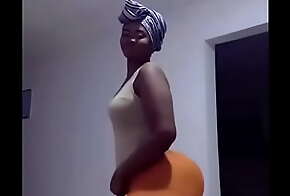 Bbw ebony african big ass