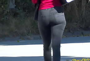 Candid Amazing Teen Pawg in Tight Jeans