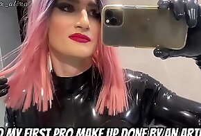 My First Male To Latex Girl Crossdressing Experience