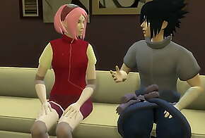 Naruto Hentai Episodio 26 Sakura Follada por los clones de Naruto Gangbang al frente de Sasuke su Marido cornudo Netorare NTR ANAL Esposa convertida en deposito de leche