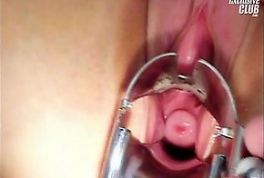 Faye gyno exam with pussy unclosed and real orgasm