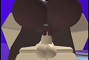 Roblox black-girl got fucked in pussy