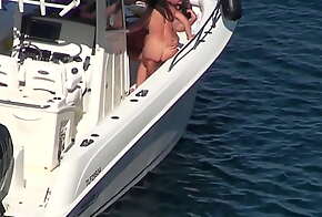 Mature Couples caught south of France Boat Fuck