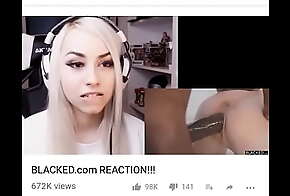 Famous YouTuber Bunny girl watches girl get destroyed by big black cock