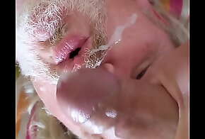 Huge 9inch uncut cock cumming on my face