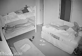 Real spy cam in guys bedroom at night