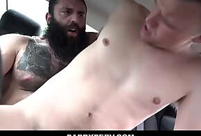 Hunk Step Daddy And Twink Step Son Fuck In Car - Markus Kage, Brent North