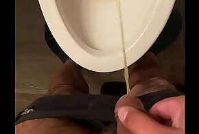 Small thin penis peeing