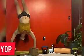 Carm3n 4m4r4 Lost media - How to do handstand forearm balance strengthening using bricks advance yoga practice