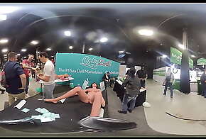 360 degree VR video of Onlydoll at EXXXotica NJ 2021