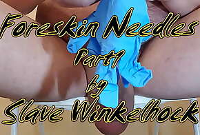 Foreskin needles for slave Winkelhock P1