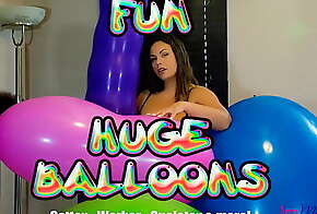 HUGE BALLOONS FUN - Preview - ImMeganLive