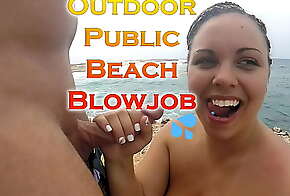 Outdoor Public Beach POV Blowjob - Preview - ImMeganLive