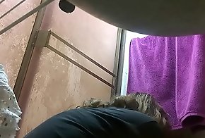 My mom caught by hidden cam in the shower PART9