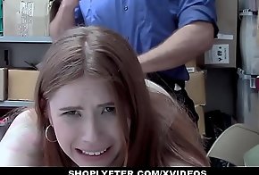 ShopLyfter - Redhead Teen Caught Defalcation Persuades Officer With Sex