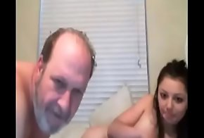 old and young couple webcam sex