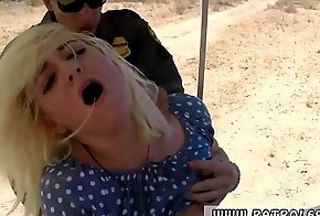 Police strap anal Cute platinum-blonde stunner Marilyn Moore get