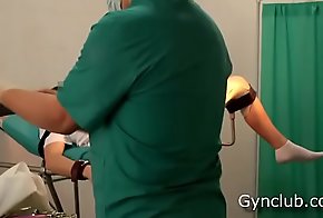 Girl'_s orgasm on the gynecological chair  (ep13)