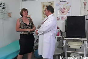 Horny Czech countrywoman examined by freaky doctor