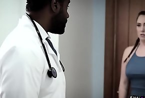 Ebony family doctor Tyler Paladin exploits favorite teen patient Maddy O Reilly into ace fuck exam.