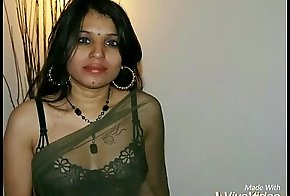 Kavya Sharma Indian Pornstar Nude In Black Transparent Saree