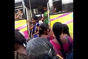 Aunty in bus.. blouse nipple visible... Watch carefully 5