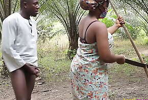 This one loud BBW, Ebuka my brother wife caught fucking in the bush while fetching firewood with stranger,(Softkind fucksy African pornstar fucking people wife the bush)