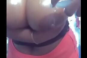 Watch Ebony Bbw strip and oil Big tits.